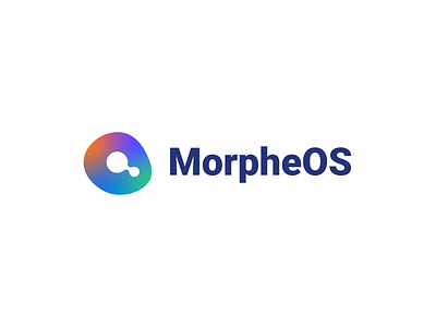 MorpheOS abstract logo branding design flat gradient gradient design gradient logo icon illustrator logo logo design morpheus the matrix vector