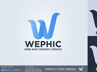 Wephic Logo Design branding branding design logo