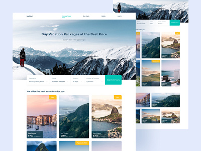 Travel Tours Website camping colorful design concept figma sea tour tourism travel travel agency travel app travelling ui design user inteface ux design web