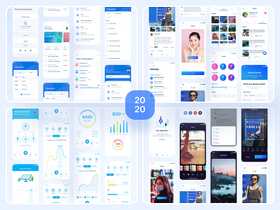 2020 Mobile Design App bank card banking app chart colorful currency converter dashboard ui dating app figma file upload monitoring monitoring dashboard photo editing services photo editor profile card profile page social network solar panel ui design user inteface ux design