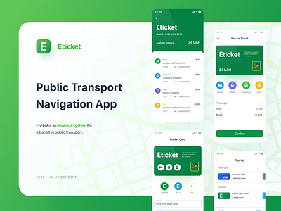 Eticket App — Green Ver.