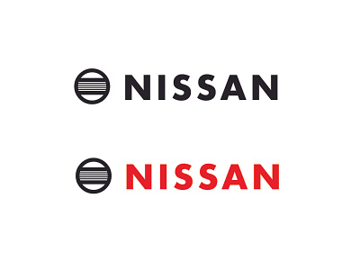 Nissan - mock rebrand branding design logo