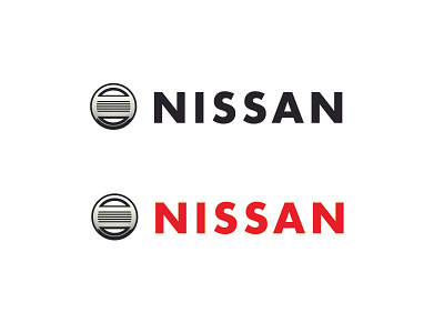 Nissan - mock rebrand branding design illustration logo