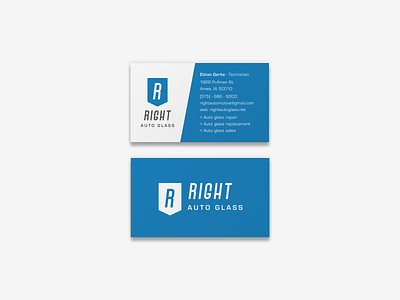 Right Auto Glass - identity branding design graphic design identity identity design