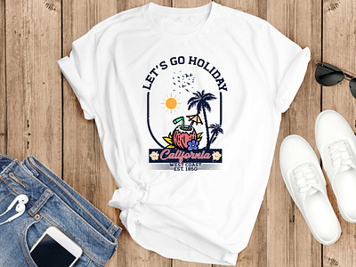 Beach T-shirt Designs | Summer T-shirt Designs | Beach Tee | Tee