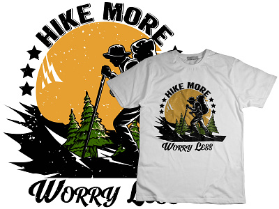Hiking T-shirt Design | Hiking Shirt | Hiking Tee |Hike T-shirt
