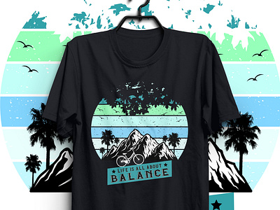 Mountain T-shirt Design | Adventure T-shirt Design | Outdoor Tee