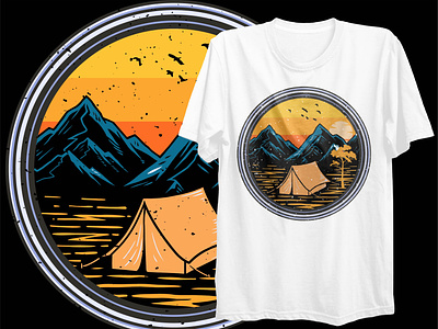 Mountain T-shirt Design | Adventure T-shirt Design | Outdoor Tee
