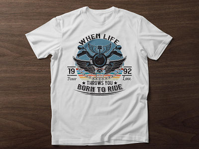 Motorbike T-shirt Design | Motorcycle T-shirt Design | Bike Tees