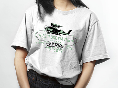Airplane T-Shirt Design | Pilot T-Shirt Design | Tee