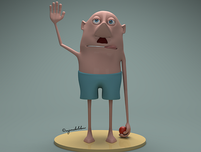 Shaded Stylized Character 3d 3d artist 3d modeling anjaanikalakaar arnold character lighting lowpoly maya organic stylisedcharater stylized texture