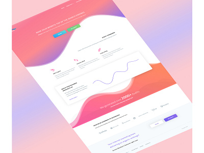 BlueSea Landing page UI