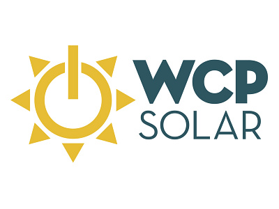 WCP Solar branding icon logo power sun
