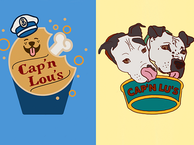 Cap’n Lou’s / Cap’n Lu’s branding design illustration logo