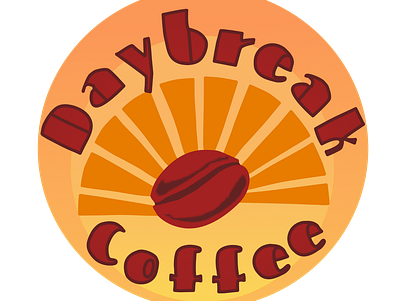 Daybreak Coffee branding design icon illustration logo typography