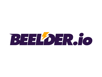 Beelder.io beelder builder lettering logo purple