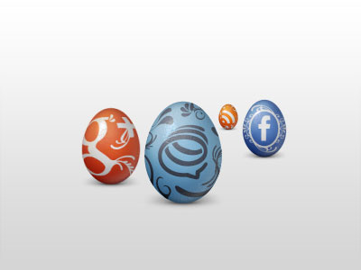 Easter Eggs easter egg icon social network