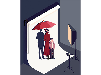 life Insurance design family illustration support