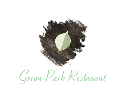 Green Park Restraunt Logo And Design Concept best design brand branding label labelling logo logo inspiration love visual design