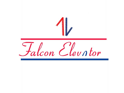 Falcon Elevator Logo And Design Concept best design brand branding label labelling logo logo inspiration love visual design