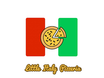 Little Italy Pizzeria Logo And Design Concept best design brand branding label labelling logo logo inspiration love visual design