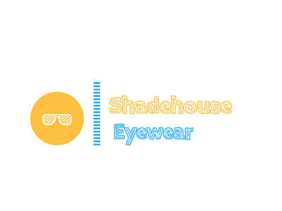 Shadehouse Eyewear Logo And Design Concept animation app graphic logo logo designer logo maker love virtual