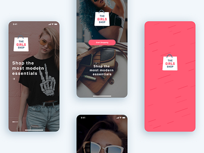 The Girls Shop - Shopping App UI KIT (Part 1)