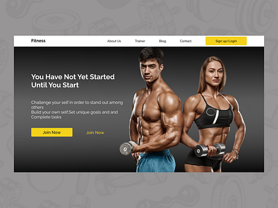 Fitness App branding design illustration logo typography ui ui ux ux