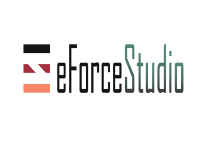 eForce design flat illustrator logo minimal typography vector
