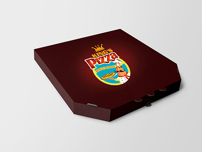 King s Pizza Logo brand identity logodesign