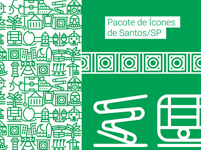 Icones de Santos/SP beach cityicons icones icons santos