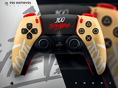 ps5 controller 100thives 100thieves