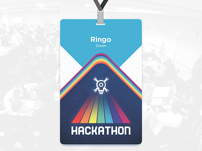 Nationwide Hackathon 2016 Participant Badge Front badge badges event hackathon name tag nationwide rockstar passes sketch 3