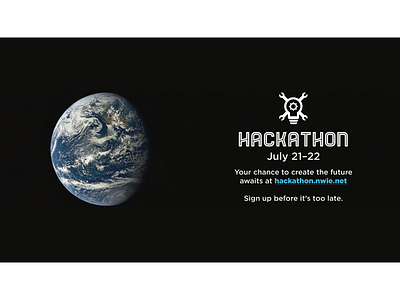 Nationwide Hackathon 2016 Marketing: Earth ad advertisment hackathon internal internal marketing marketing nationwide print print design