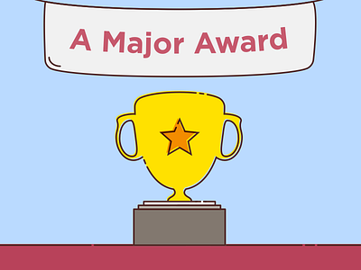 Onboarding Graphic: A Major Award award banner christmas story major award nationwide sketch 3 trophy