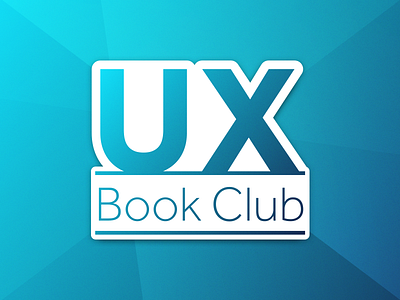 UX Book Club Sticker book book club cardinal cardinal solutions club sig sketch 3 special interest group sticker sticker mule user experience ux
