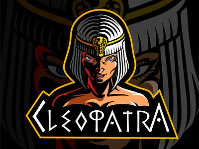 Cleopatra branding cleopatra design designer digitalart illustration illustrator logo tshirts vector vectorart