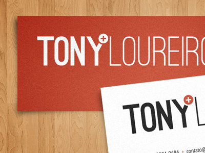 Tony Loureiro Business Card business card card logo paper print silver