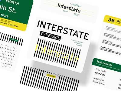 Interstate Type Specimen design interstate type type specimen typeface typogaphy typography art