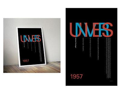 Univers Type Specimen Poster