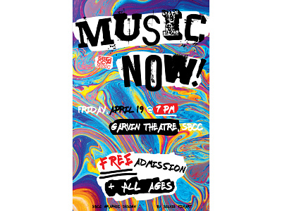 Music Event Poster design illustrator indesign poster poster design typography