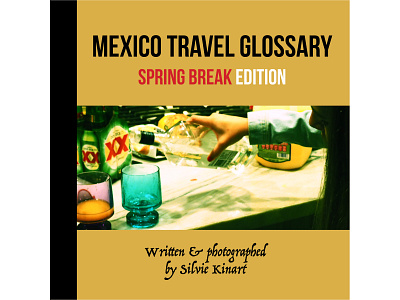 Mexico Travel Glossary (cover) book branding design illustrator indesign