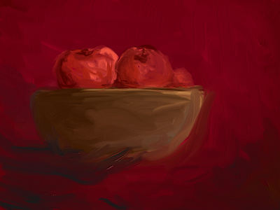 Digital Painting - Apples