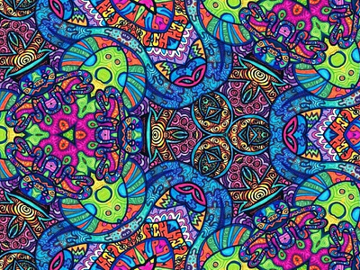 Scope Design art color colour design farben graphic mandala spirality