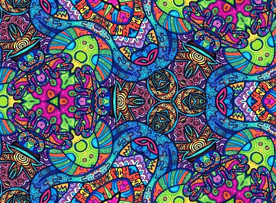 Scope Design art color colour design farben graphic mandala spirality