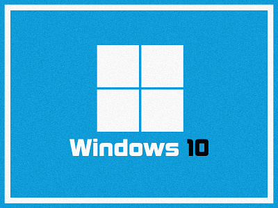 Windows 10 art design graphic logo windows