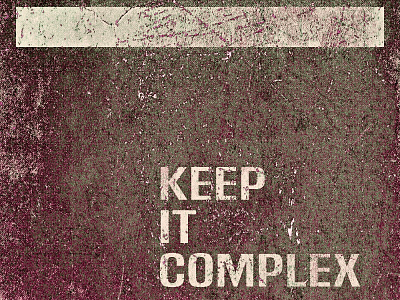 Keep it Complx