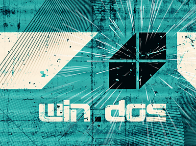 WIN DOT DOS 2.0 art design graphic