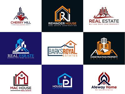 Real Estate Logo Design Bundle