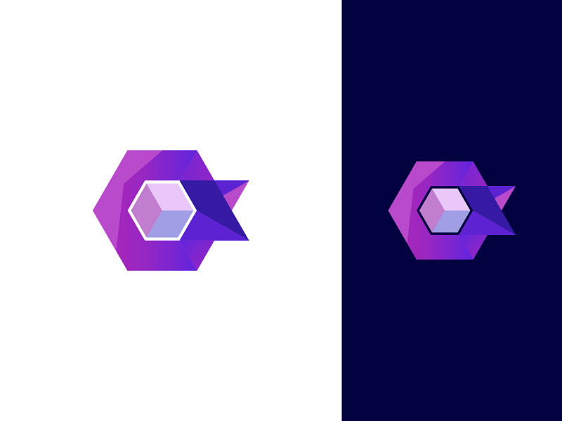 polygon logo design by Designer Nishad | Logo Designer on Dribbble